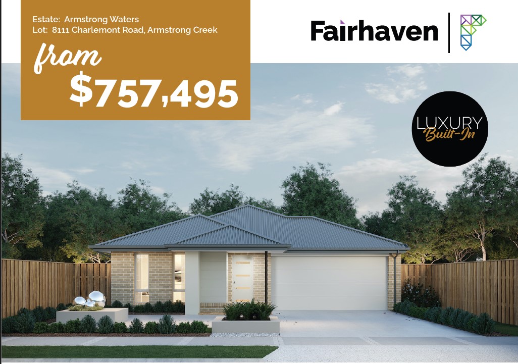 [Land for Sale] Armstrong Waters Estate, Armstrong Creek OpenLot